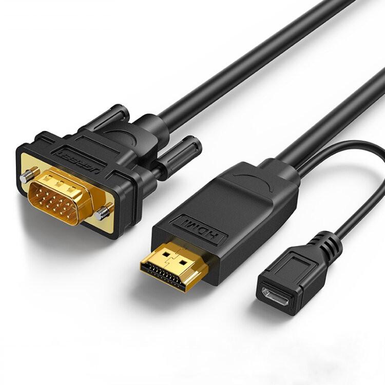 Cáp HDMI sang VGA UGREEN MM117 - Hàng chính hãng