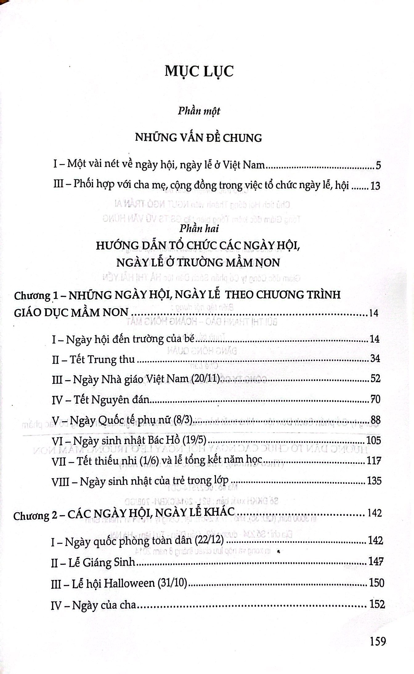 Hướng dẫn tổ chức các ngày hội, ngày lễ ở trường mầm non