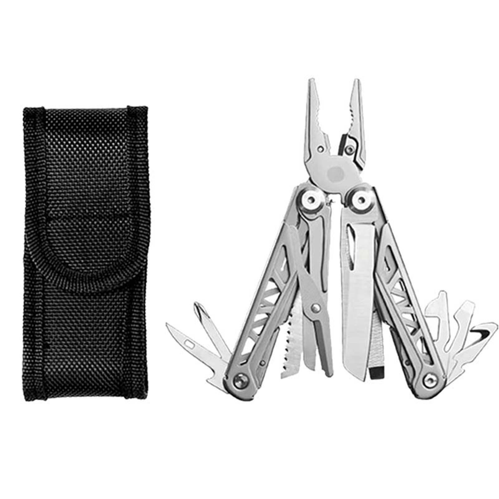 Multitool Pliers Multifunction Tool Pliers Durable Foldable Combination Folding Pliers Multi Tool for Climbing Yard Hiking Backpacking