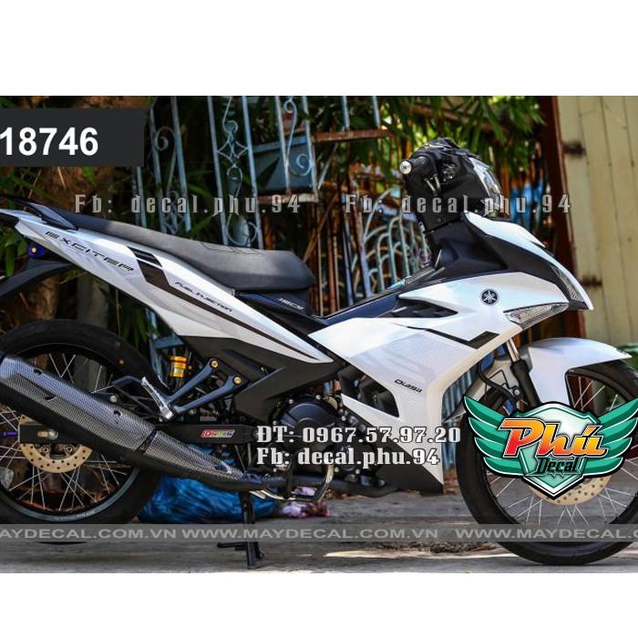Tem rời EX 150 2016 trắng
