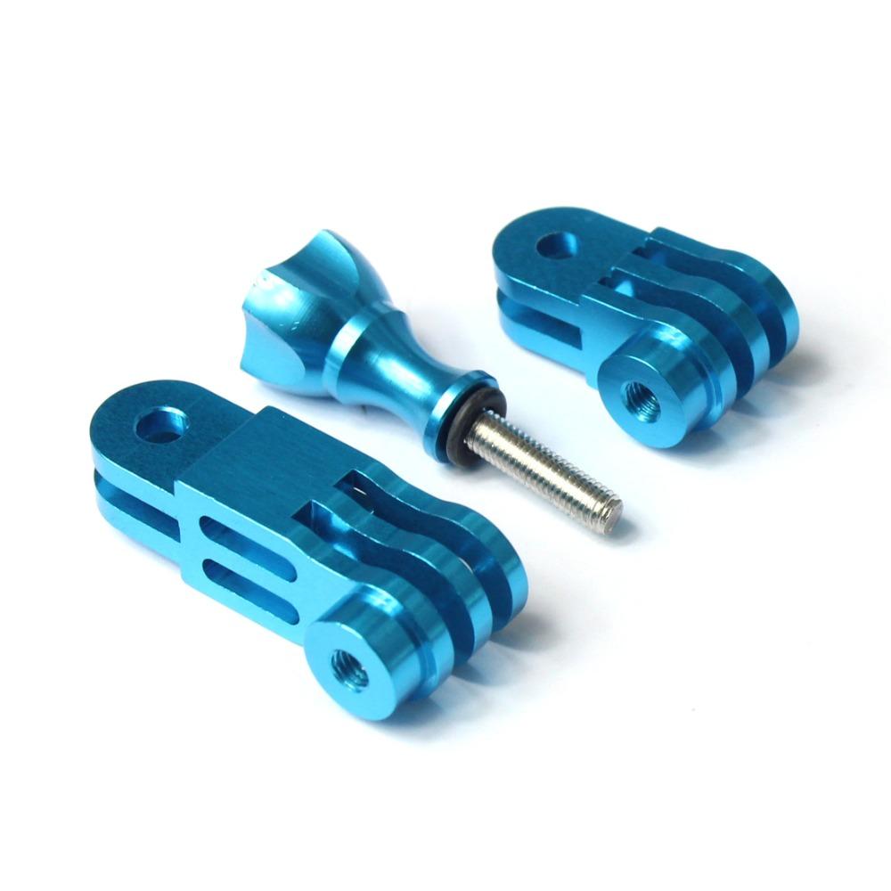 F06688 CNC ALUMINUM PIVOT ARM ARM ARM Bộ chuyển đổi màu xanh cho GoPro Hero 1 2 3 3 4