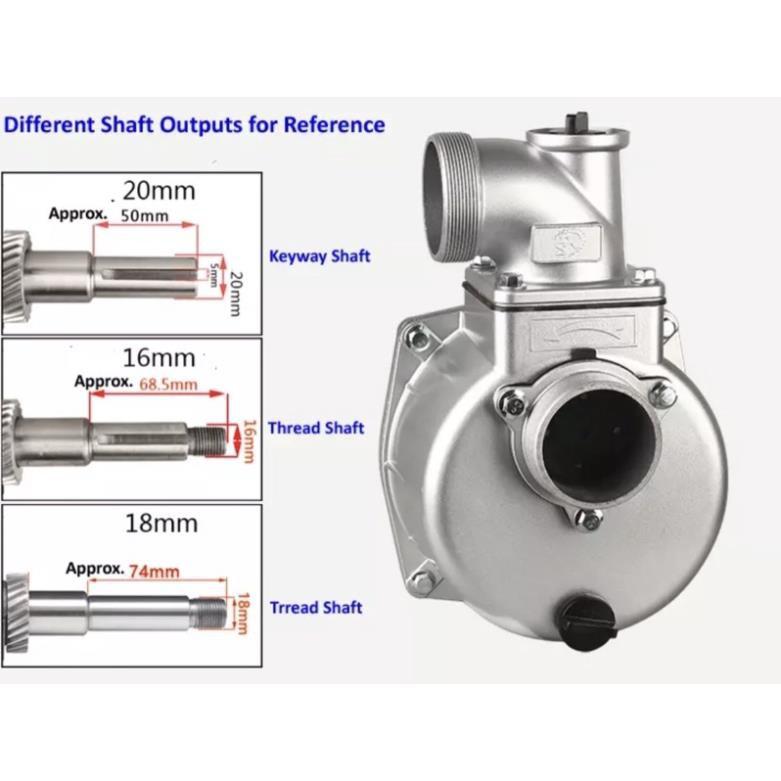 Đầu Bơm Nước Áp Lực Phun Xa Đẩy Cao Máy GX160 168 170 5.5Hp