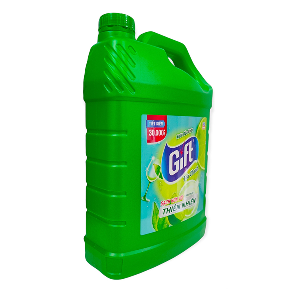 Nước rửa chén Gift Chanh/ Trà Chanh can 3.8 kg