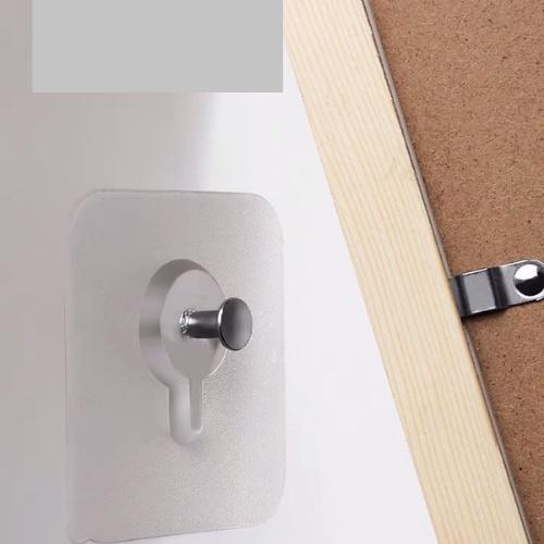 Miếng Dán Tường Kèm Ốc Vít, Móc Dán Cường Lực Giúp Gắn Giá Kệ Không Cần Khoan Tường Siêu Tiện Lợi 88314