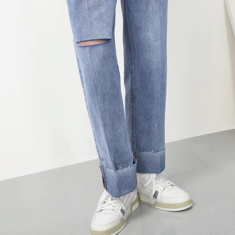 Quần baggy lên lay quần baggy jeans nam