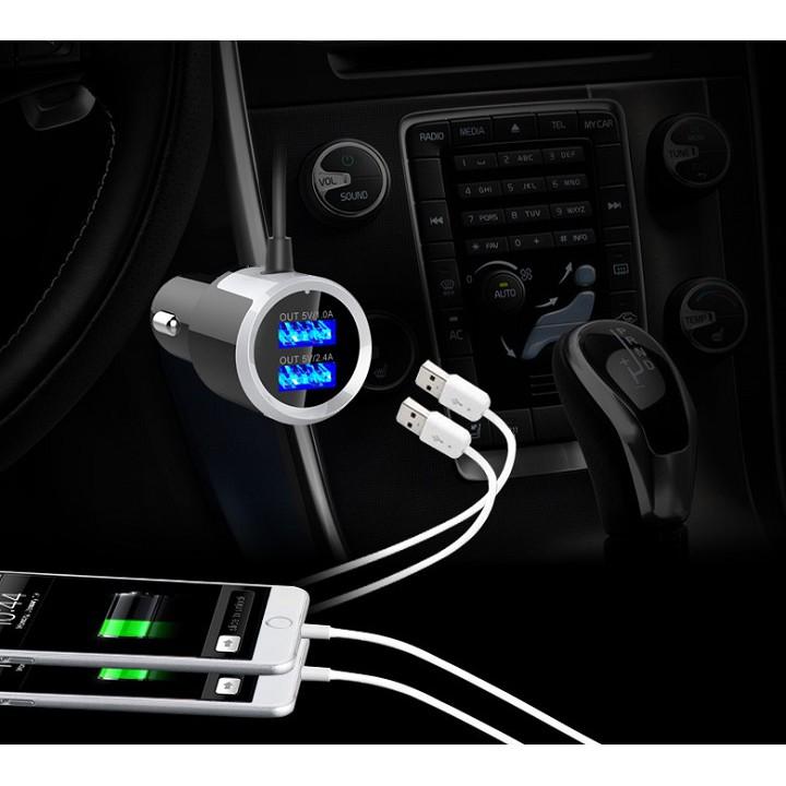Bộ chuyển mp3 - fm trên ô tô có bluetooth bc39