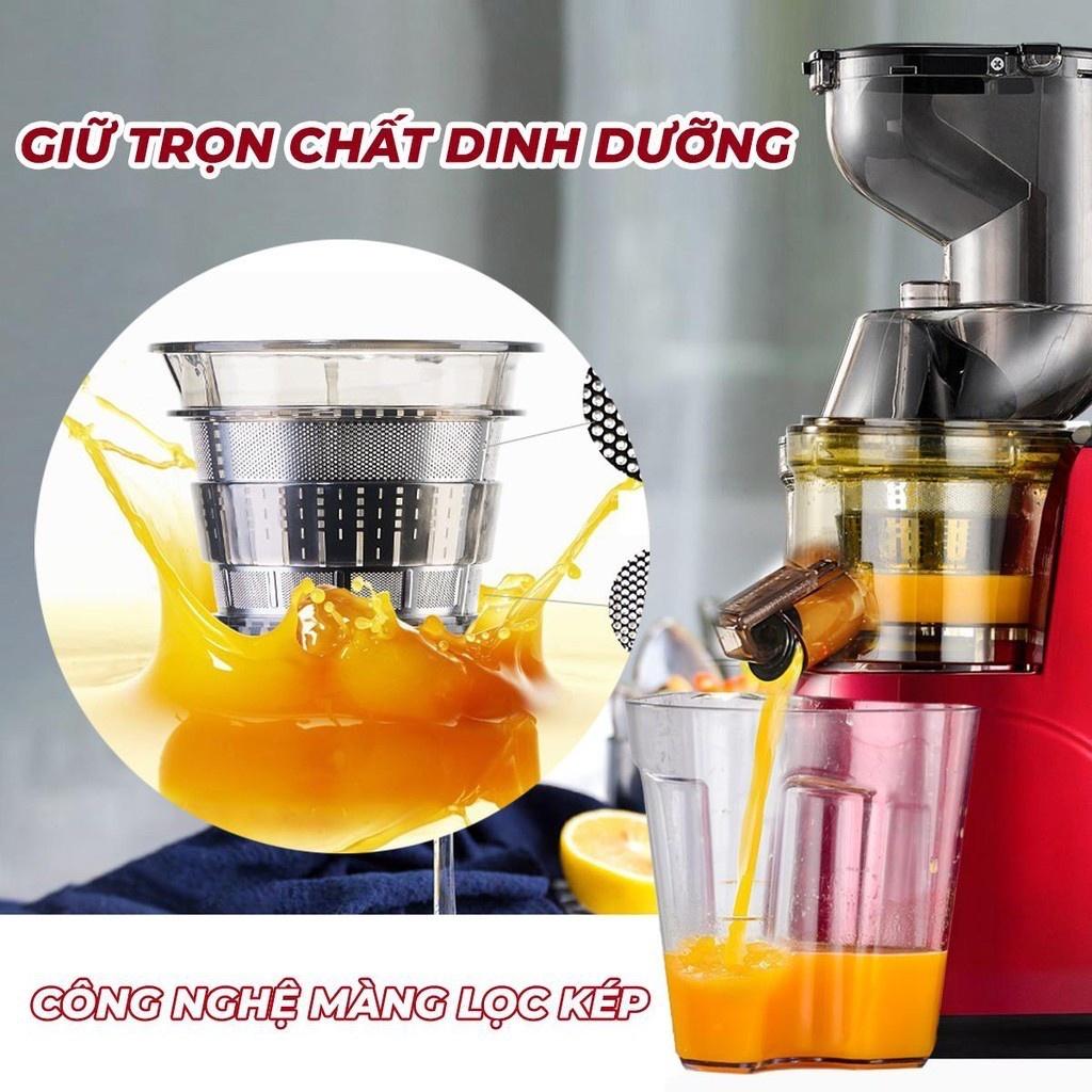 BẢO HÀNH 12 THÁNG Máy ép chậm HONGXIN RH312 ép trái cây ép hoa quả siêu kiệt bã