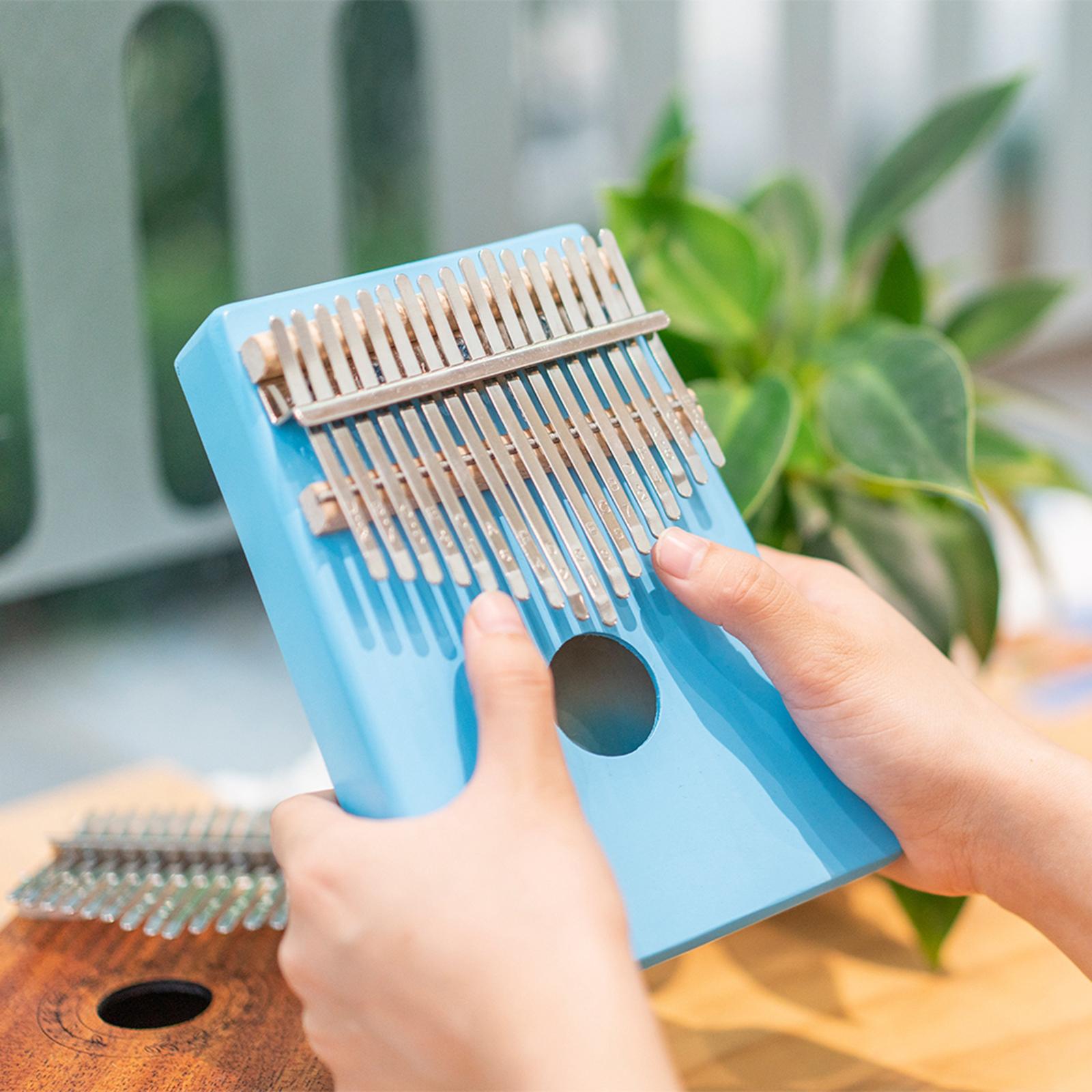 Professional 17 Key Mini Kalimba Piano Thumb Finger Wood African Mbira Kalimba