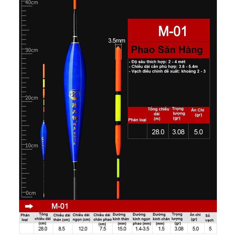 Phao Câu Đài Săn Hàng Dạng Ngắng M Phao Câu Cá Chuyên Nước Nông Tải Chì Cao Tới 12g