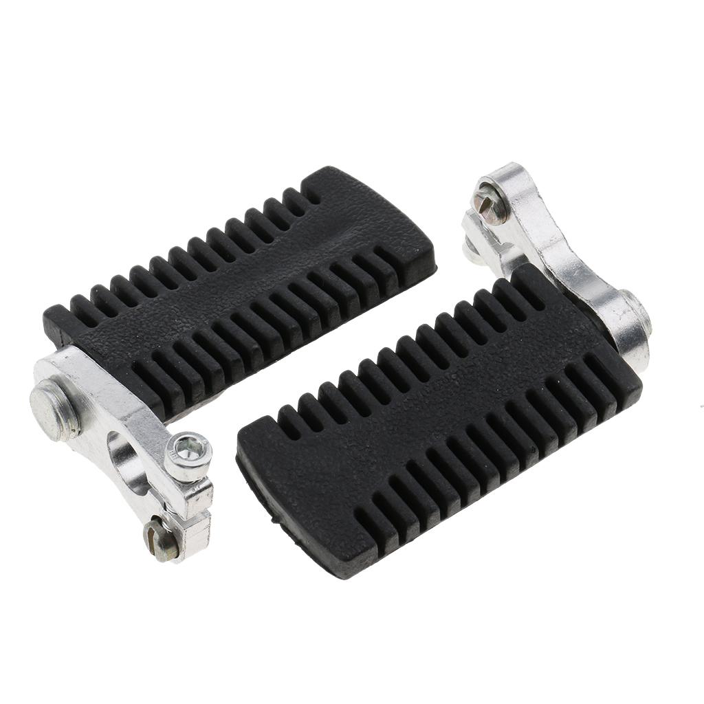 2Pcs Foot Pegs Footrest for 47cc 49cc 2-Stroke Mini Motor Pocket Bike