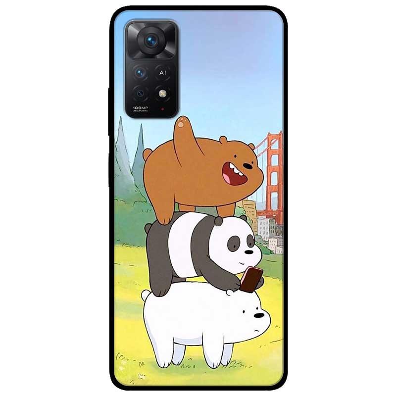 Ốp lưng dành cho Xiaomi Redmi Note 11 Pro 5G - Bộ Ba Chú Gấu