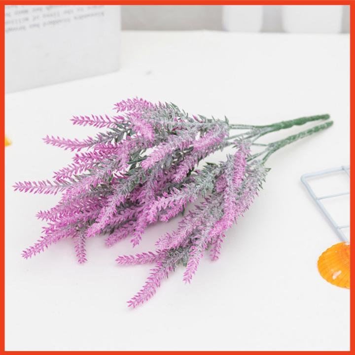 Hoa giả lavender 5 nhánh trang trí phòng ngủ siêu xinh 38cm