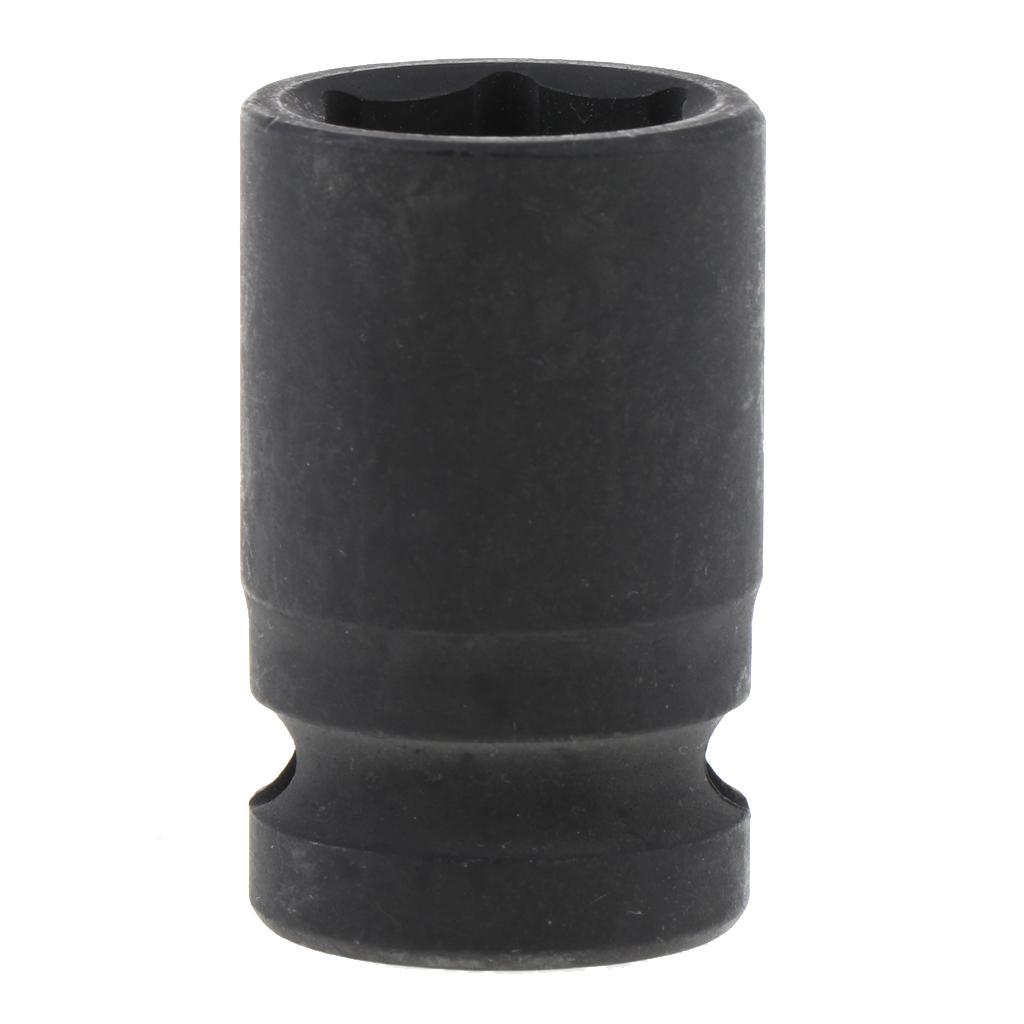 38mm Long 12.5mm Drive 6 Point Hex Deep Metric Impact Socket Wrench 16mm15mm