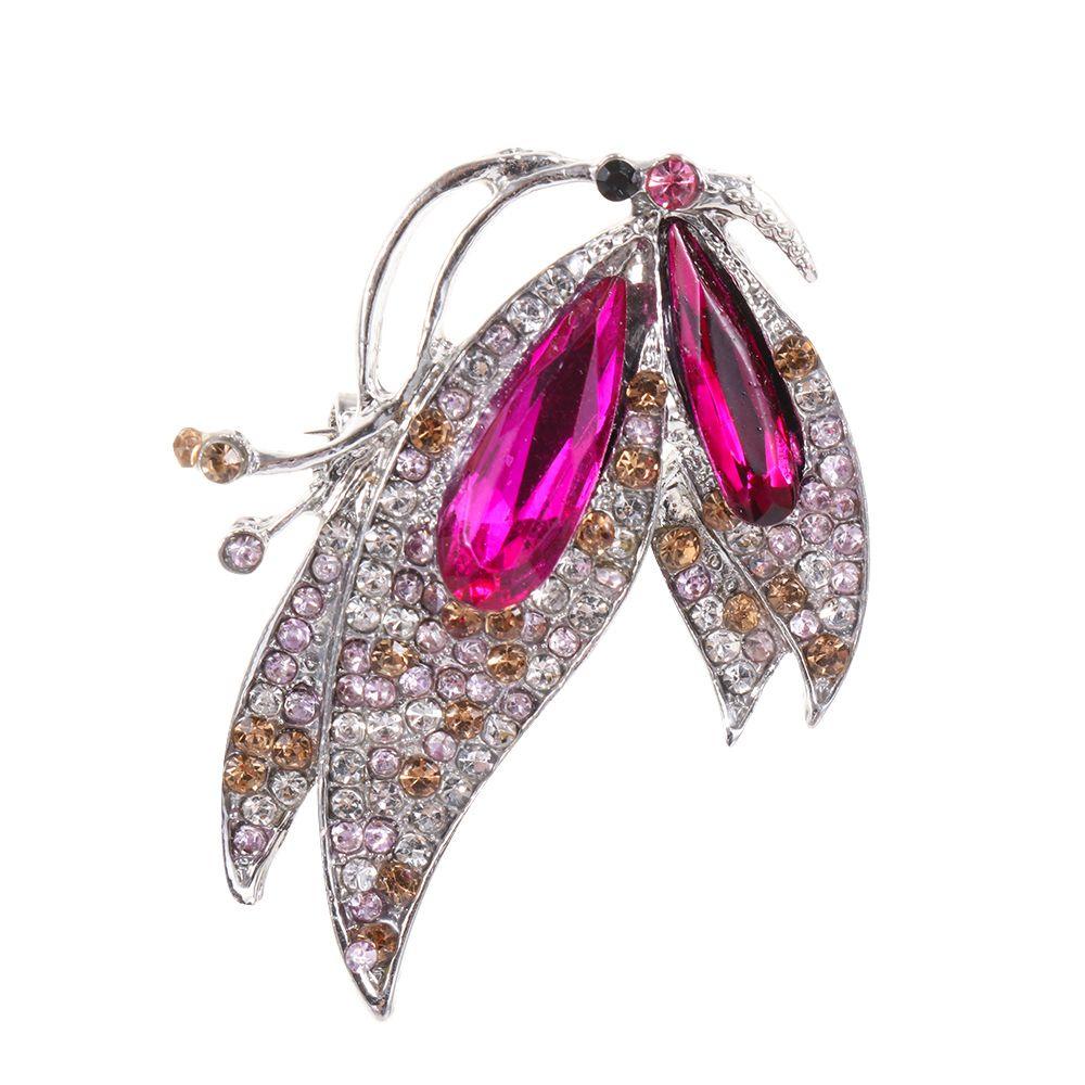 ☆YOLA☆ Korean-Style Pins Fashion Butterfly Brooch Sweater Scarf Wedding Elegant Clothing Accessories Alloy