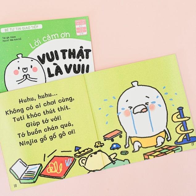 Sách Ehon - Bé Tự Tin Giao Tiếp - cho trẻ từ 3-8t