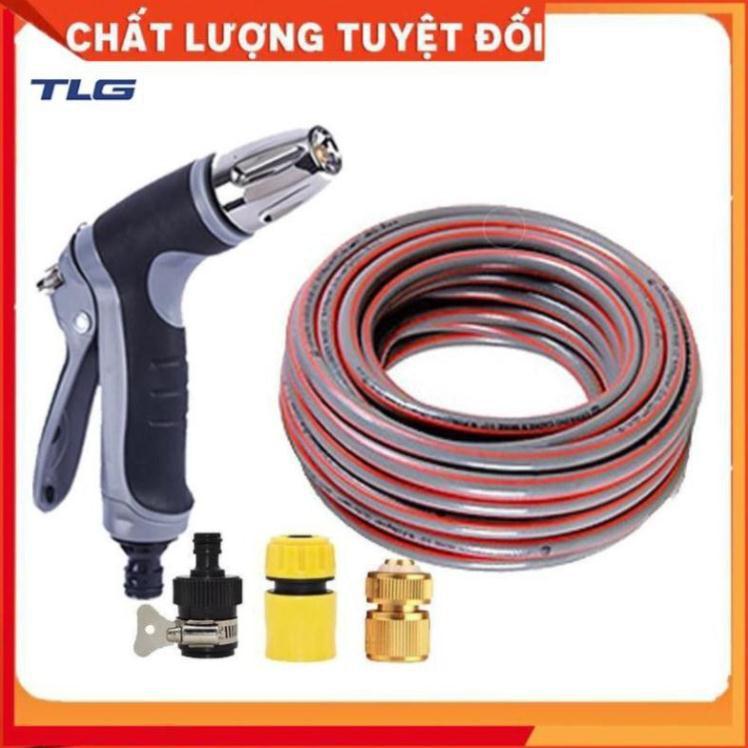 Bộ dây và vòi xịt rửa xe tưới cây tăng áp 15M 206817