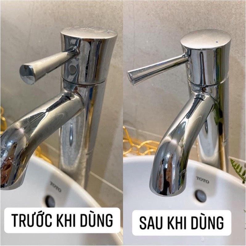 Chai xịt tẩy rửa vệ sinh nhà bếp nhà tắm Tẩy Cáu Cặn Mảng Bám Canxi Trên Inox Tẩy Ố Kính 500ml