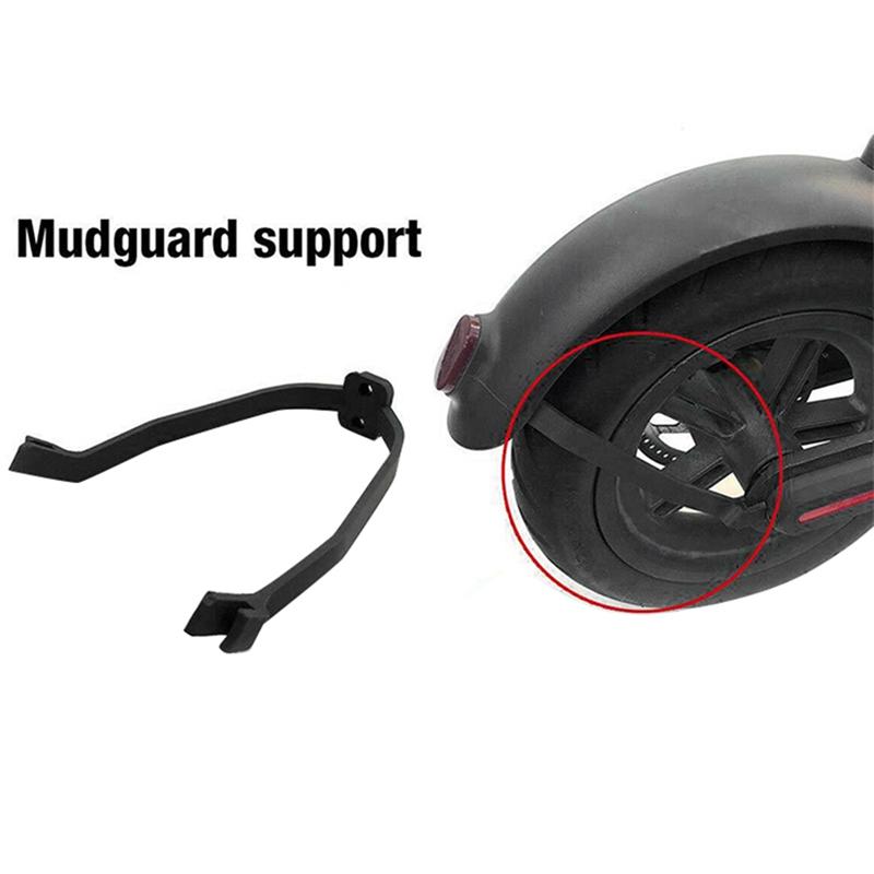 Khung bảo vệ bùn phía sau 2X Hỗ trợ cứng nhắc với các ốc vít cho xe tay ga điện Xiaomi M365/M365 Pro Scooter Phụ kiện màu đen: Đen