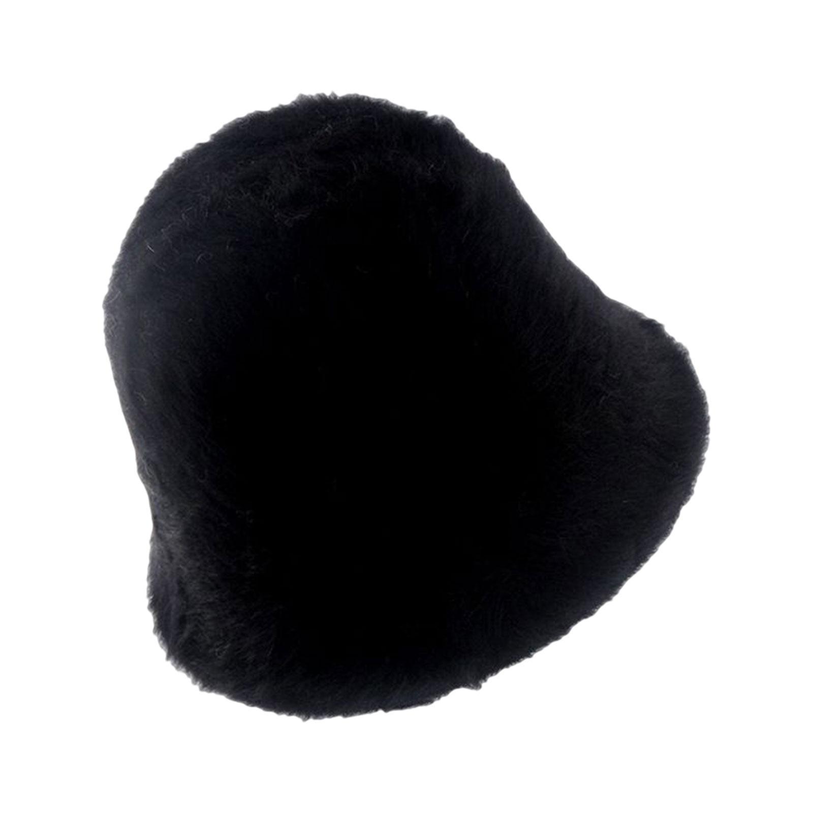 Casual Bucket Hat Fisherman Cap Windproof Headwear Adjustable Warm Womens Winter Fisherman Hat for Cycling Outdoor Camping Autumn Winter