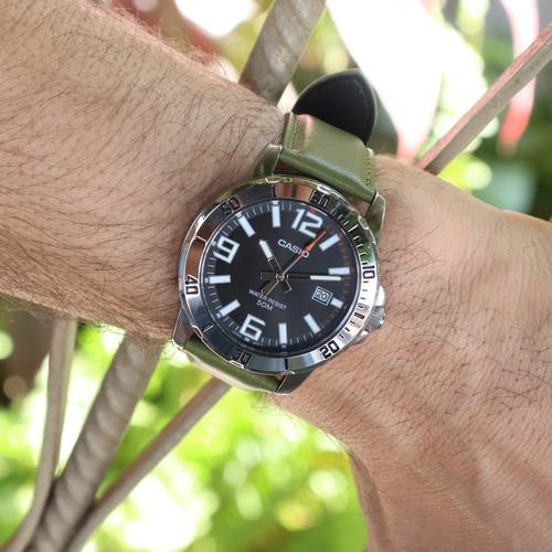 Đồng Hồ Nam Dây Da Casio MTP-VD01L-3BVUDF| MTP-VD01L-3B