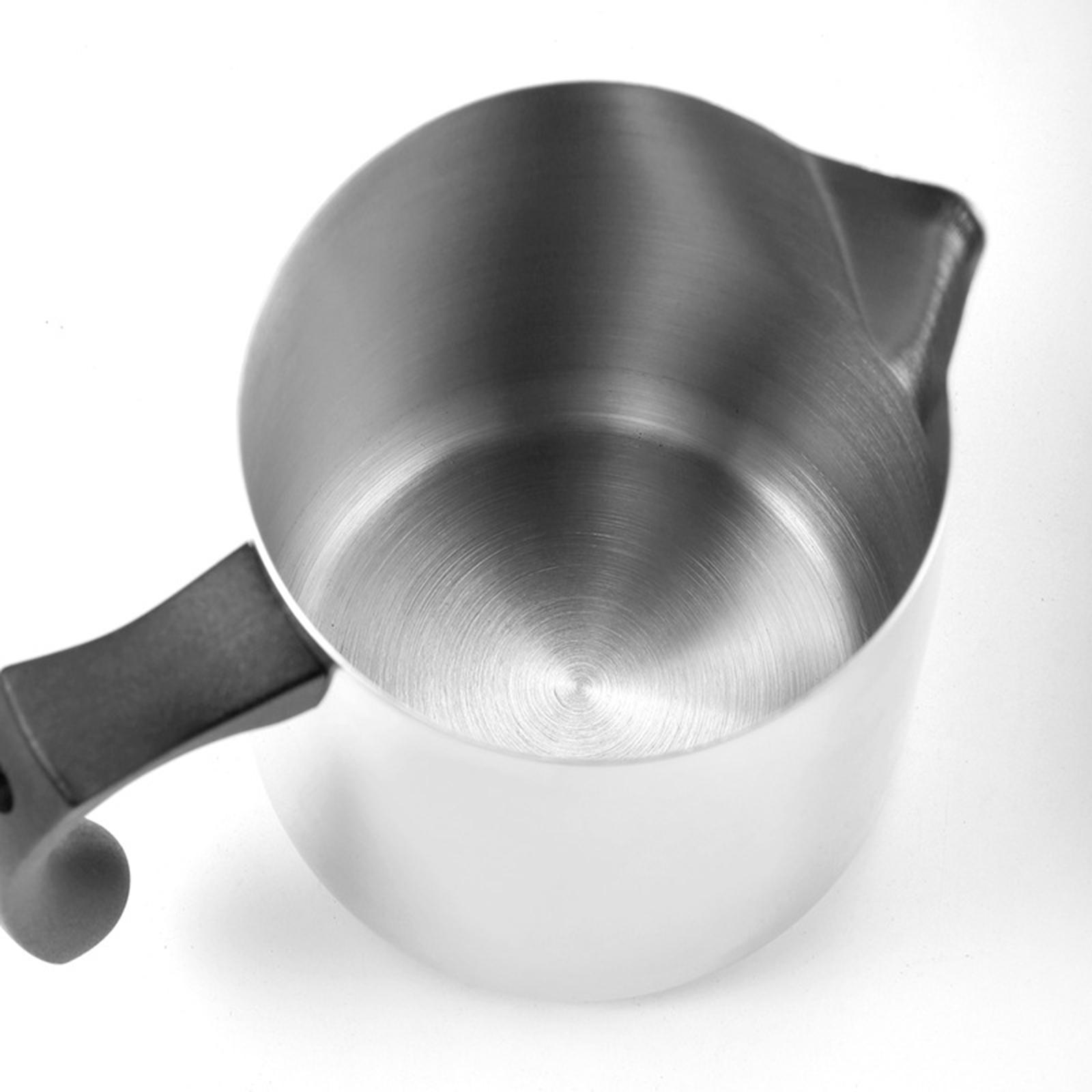 2pcs Kitchen Stainless Steel Milk Frothing Pitcher Jug Coffee Frother Cup