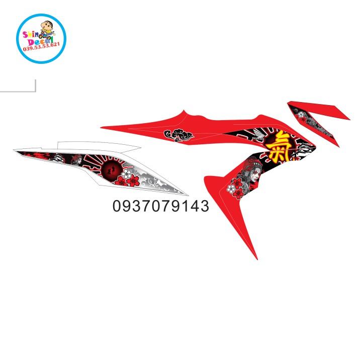 Tem rời sonic 150 samurai