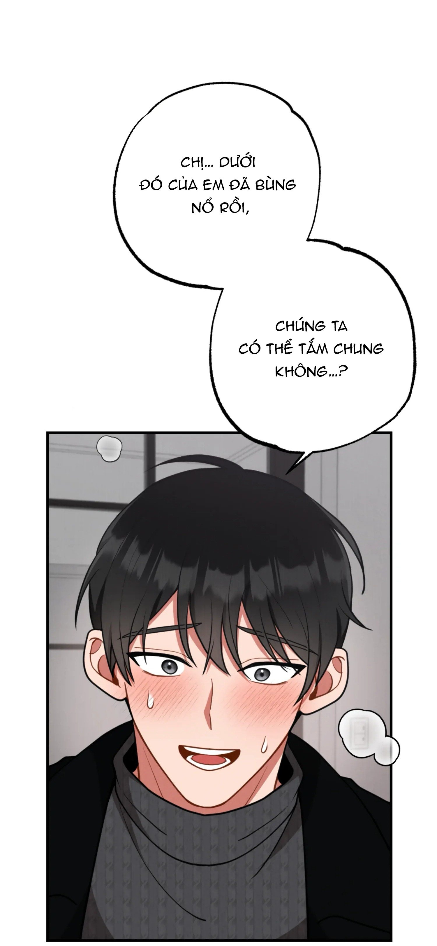 [18+] bạn của em trai không thể to như vậy! chapter 12.2 15