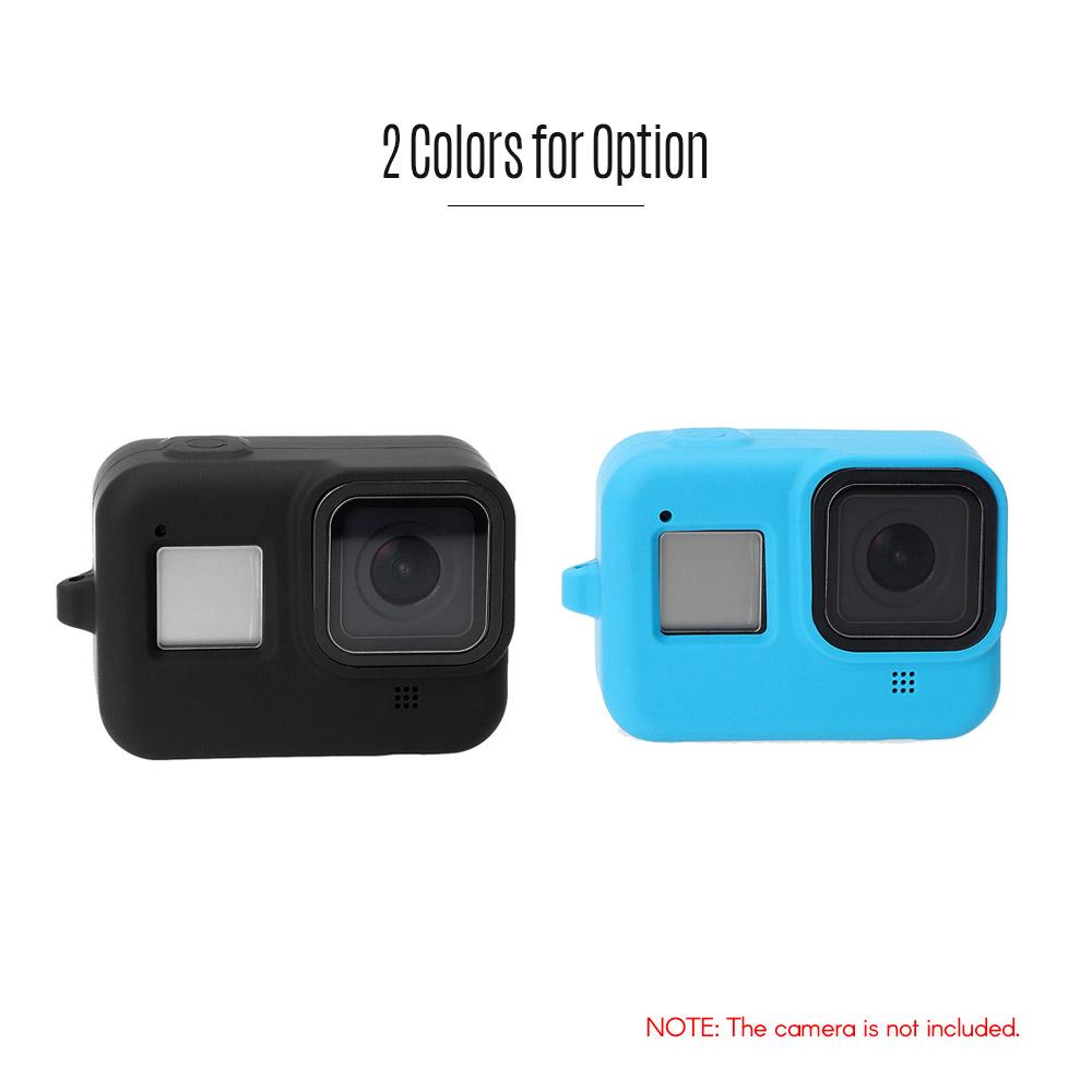 Vỏ bảo vệ Camera GoPro Hero 8 bằng silicon có dây đeo