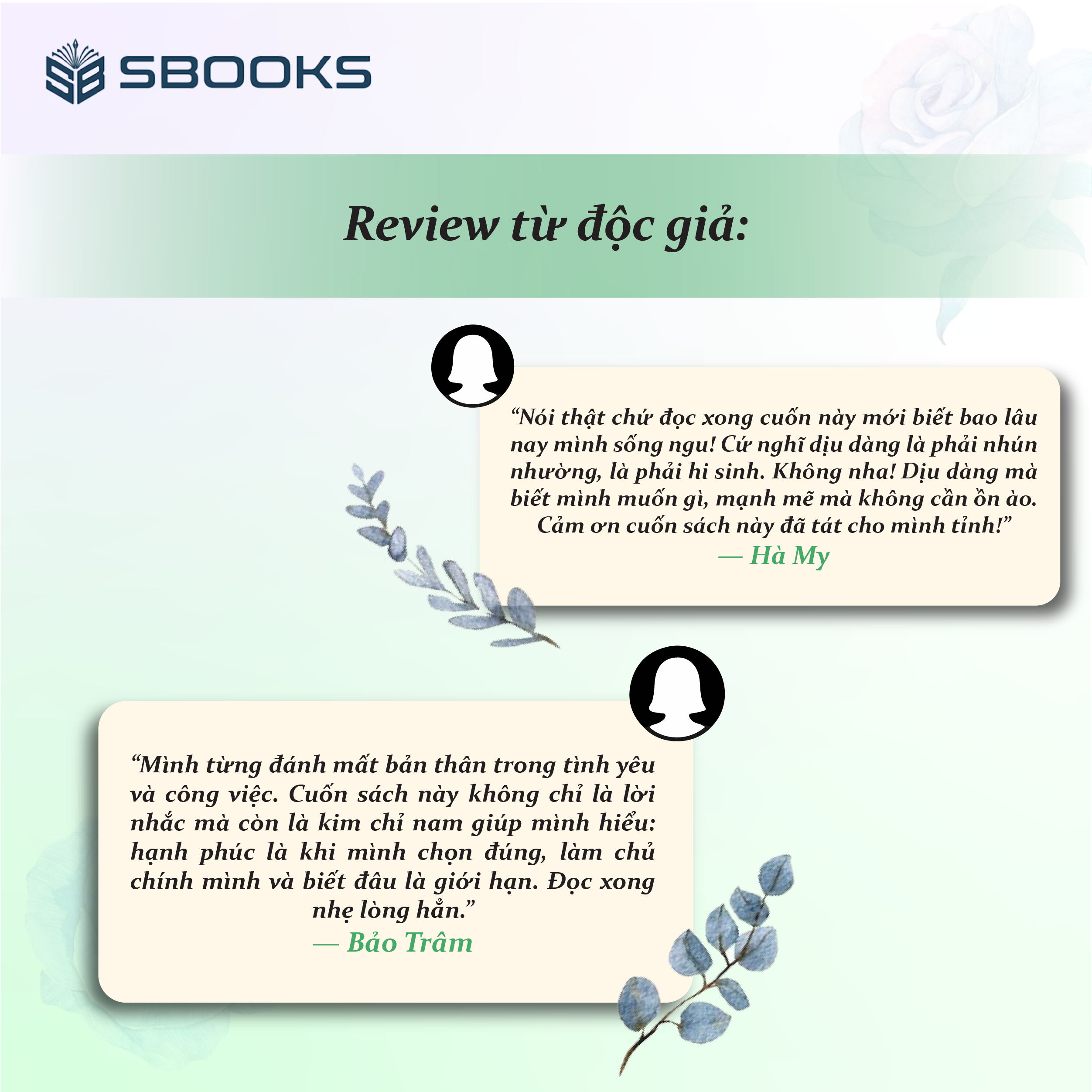 Sách Combo 2 Cuốn: Phụ Nữ Khí Chất Sẽ Tự Có Hào Quang + Sức Mạnh Của Sự Dịu Dàng - SBOOKS