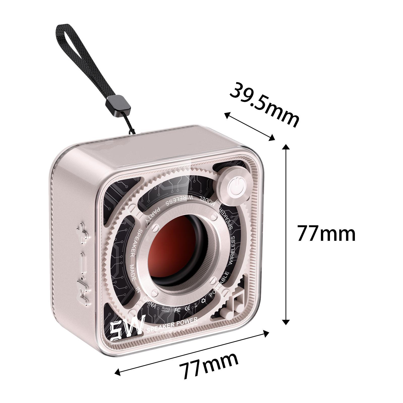 Portable Speaker Music Player Gifts TF Card Stereo ,5W ,10M Stable Connection, V5.0 Shower Speakers Mini Speaker for Desktop Home Outdoor Party