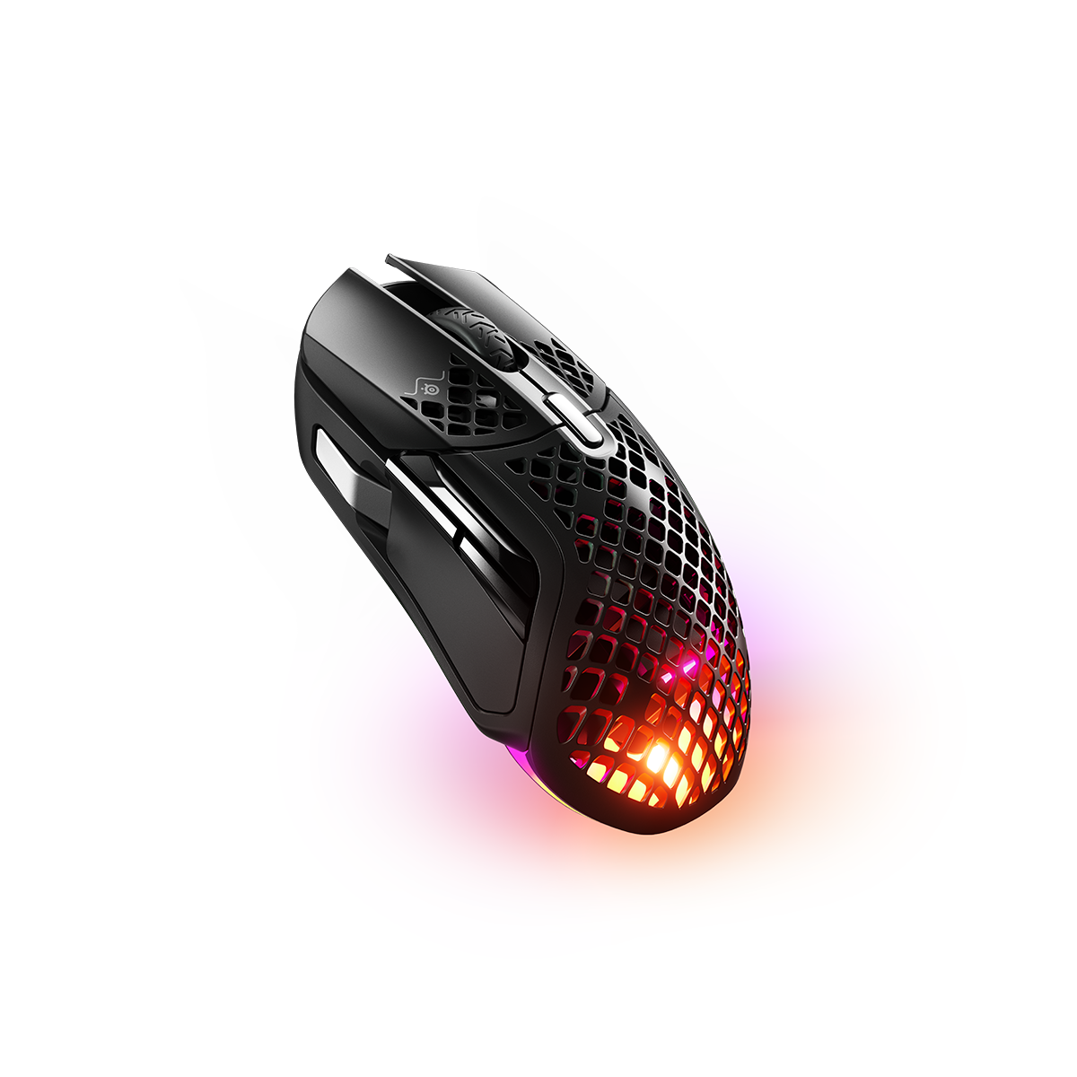 Chuột gaming không dây SteelSeries Aerox 5 Wireless màu đen 74g, 18000 CPI, led RGB, hàng chính hãng, bảo hành 12 tháng