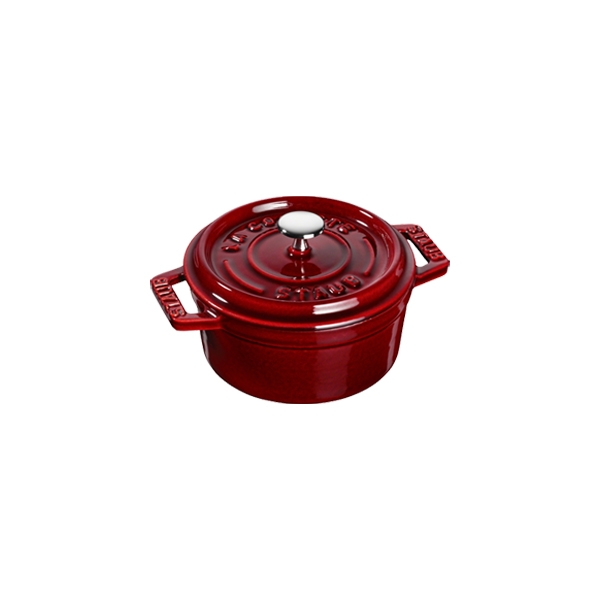 Nồi Gang Tròn Staub Màu Đỏ Lựu - Nhiều Kích Cỡ