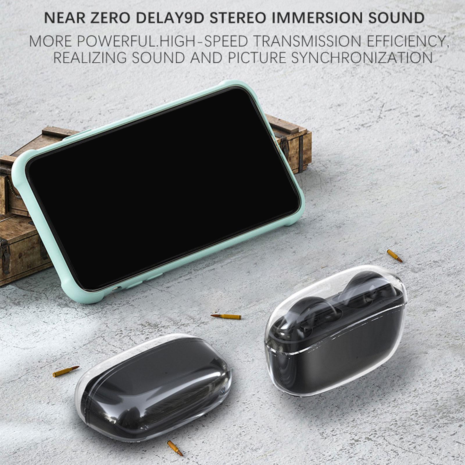 Wireless Ear Clip Headphone Low Latency Earphone for Running Driving Cycling