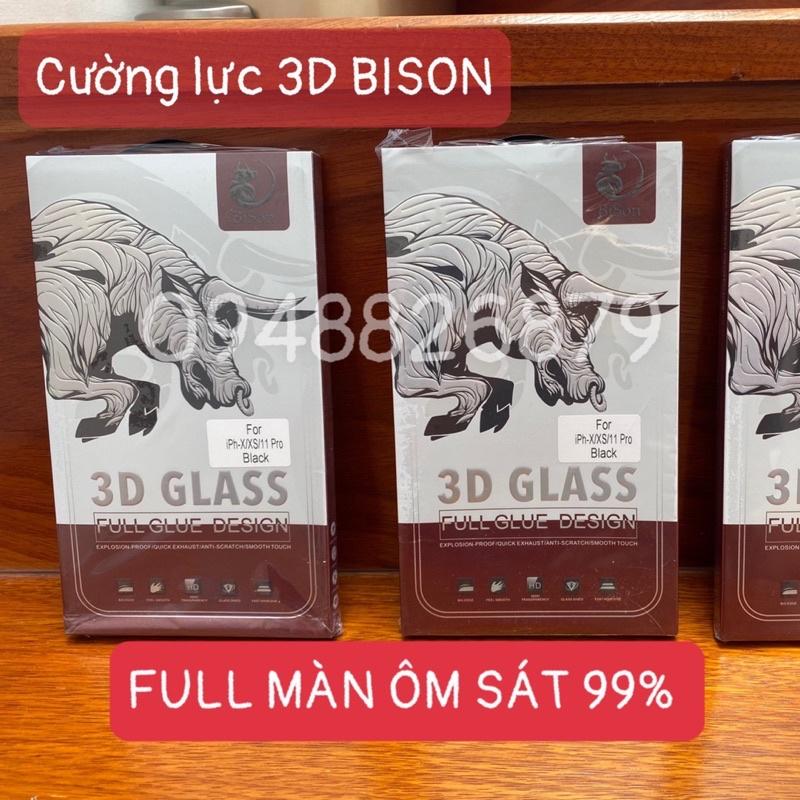 Kính Cường Lực Dành Cho Điện Thoại - 3D BISON Full Màn Hình