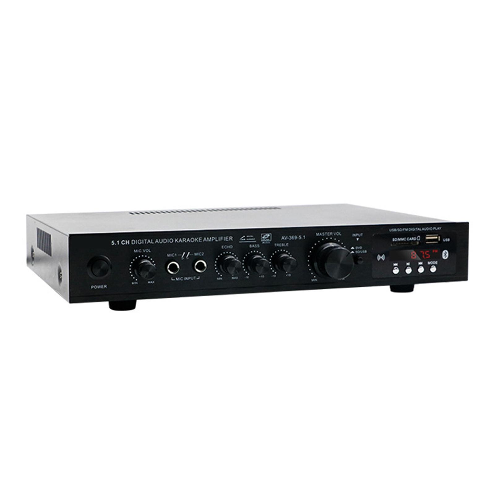 5.1 Channel Home Theater Receiver Surround Sound Lossless Decoding Audio Amp