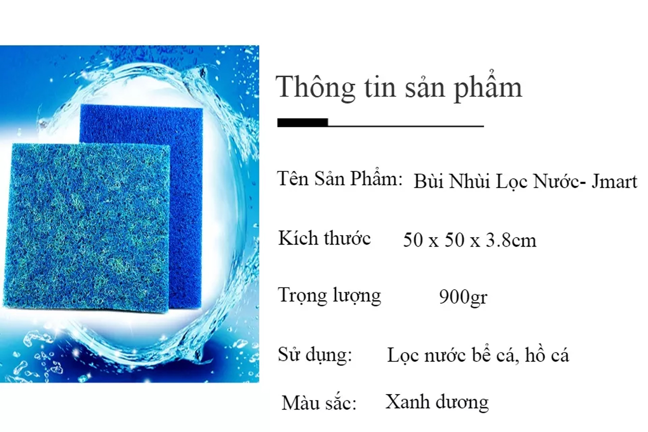 Jmat không keo lọc nước hồ cá siêu sạch.