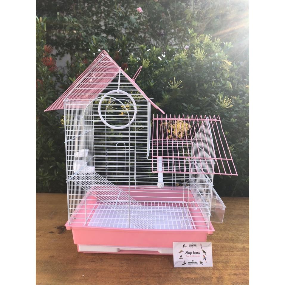 Lồng , chuồng mái nhà nhỏ mã 005 dùng nuôi yến hót, và các dòng chim nhỏ, vẹt nhỏ như lovebird, yến phụng, sóc