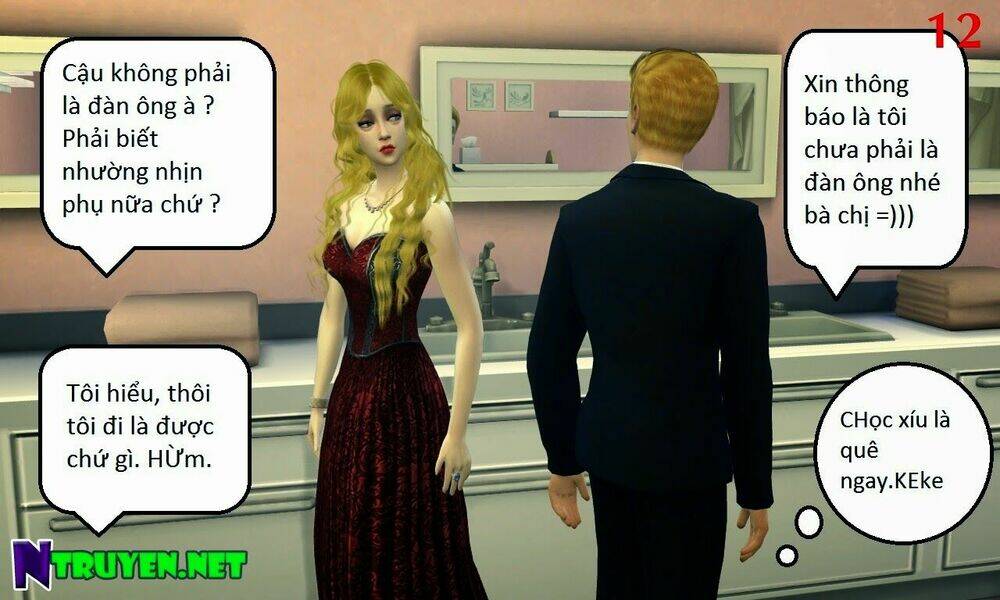 mysterious girl - truyện sims chapter 2 11