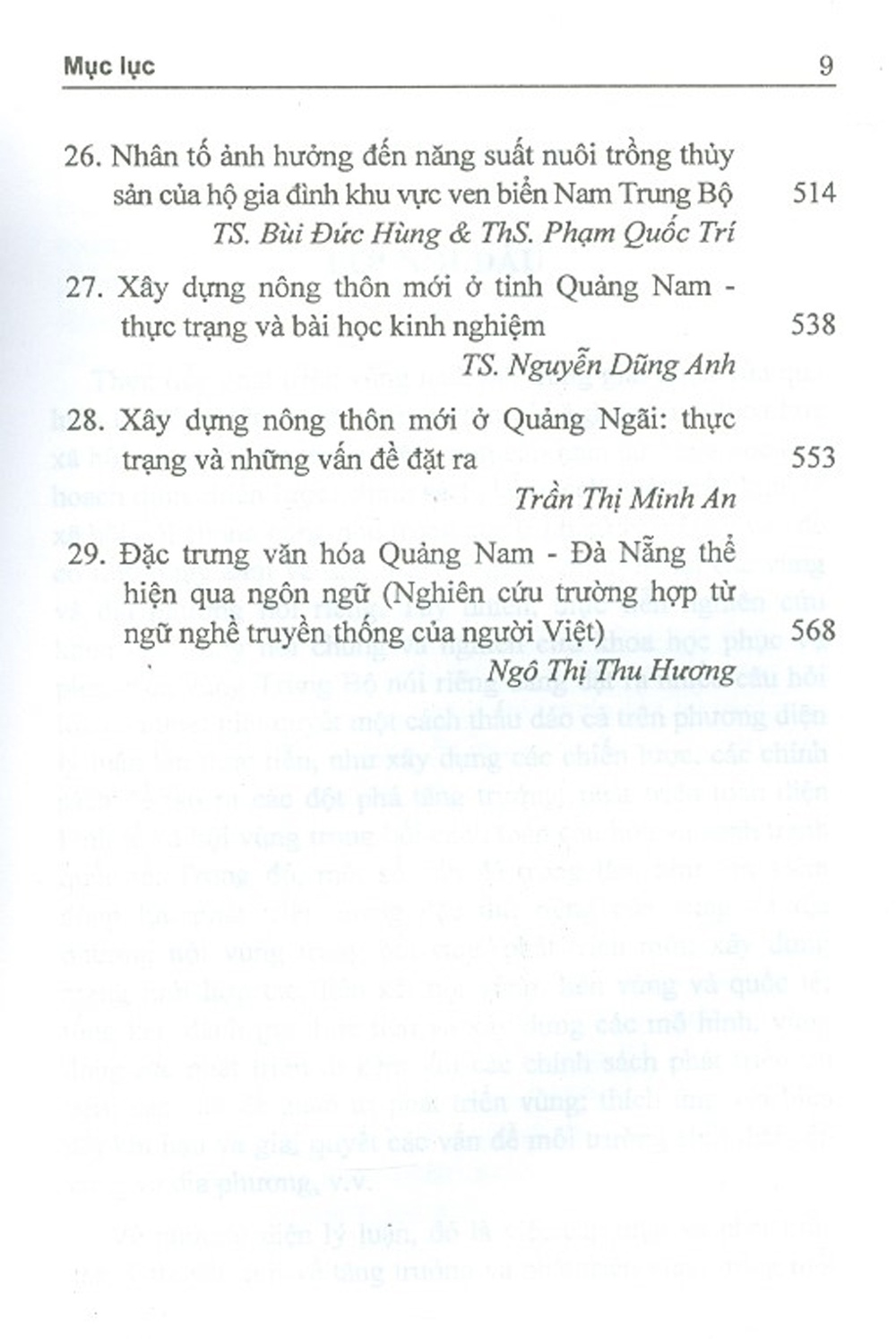 Khoa Học Xã Hội Với Phát Triển Vùng Trung Bộ Trong Bối Cảnh Hiện Nay