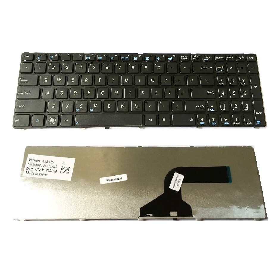 Bàn Phím Mới Dành Cho Laptop ASUS K52, K53, UL50, G51, G53W, G73, N53, X73, X55C Keyboard