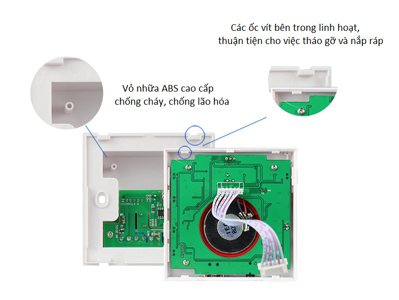 Thiết bị báo khách cảm biến hồng ngoại tự động phát hiện chuyển động thông minh WT 5001 (Tặng đèn led mini cắm cổng USB- MÀU ngẫu nhiên)