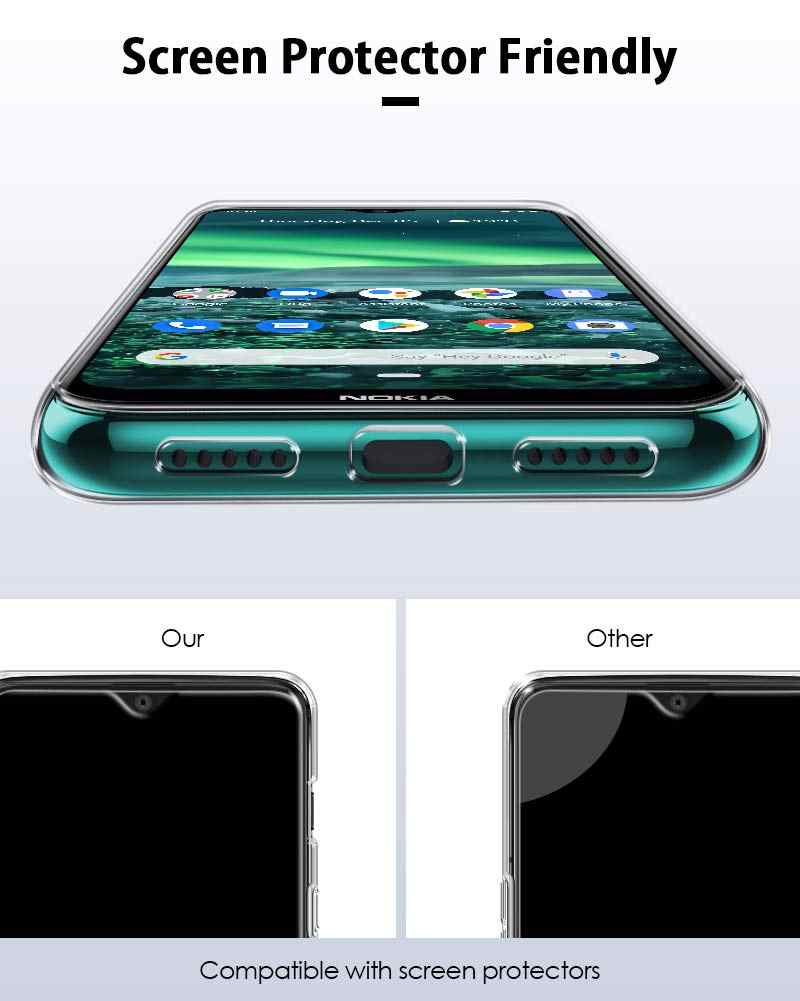Ốp lưng silicon dẻo cho Nokia 2.3 hiệu Ultra Thin trong suốt mỏng 0.6mm độ trong tuyệt đối chống trầy xước - Hàng nhập khẩu - Hàng nhập khẩu
