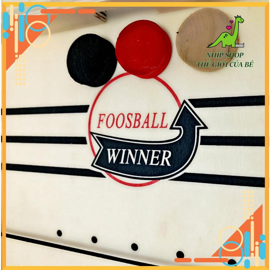 Foosball Winner bàn bắn bi gỗ, đồ chơi bằng gỗ thân thiện môi trường an toàn sức khỏe, Echolic, Slingpuck