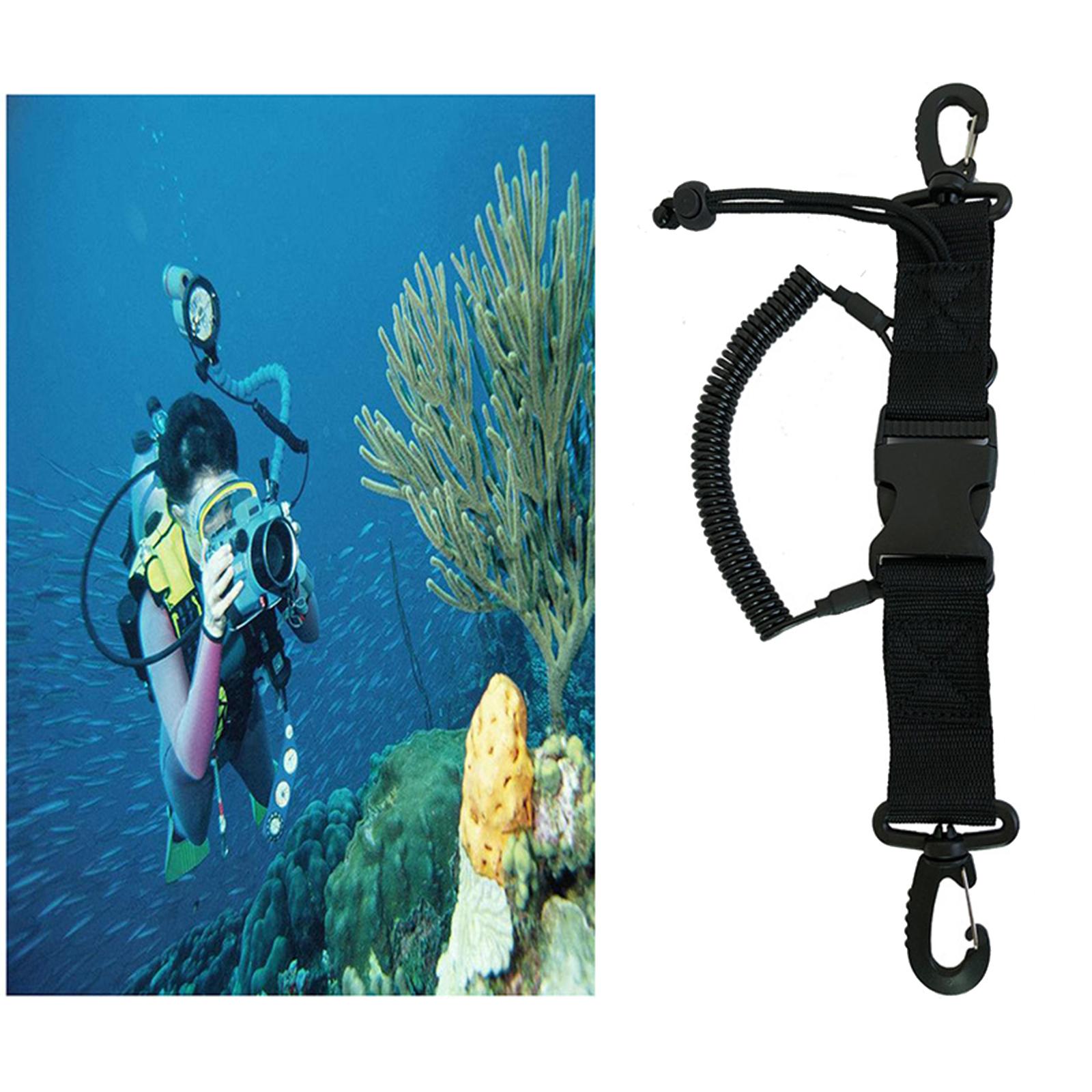 Fishing Lanyard Snappy Coil Lanyard W/ Clips,Quick Release Buckle for Camera