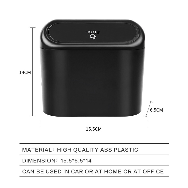 Thùng rác mini ô tô, thùng đựng rác ô tô xe hơi nhỏ gọn đa năng gắn cửa xe sau ghế tiện dụng