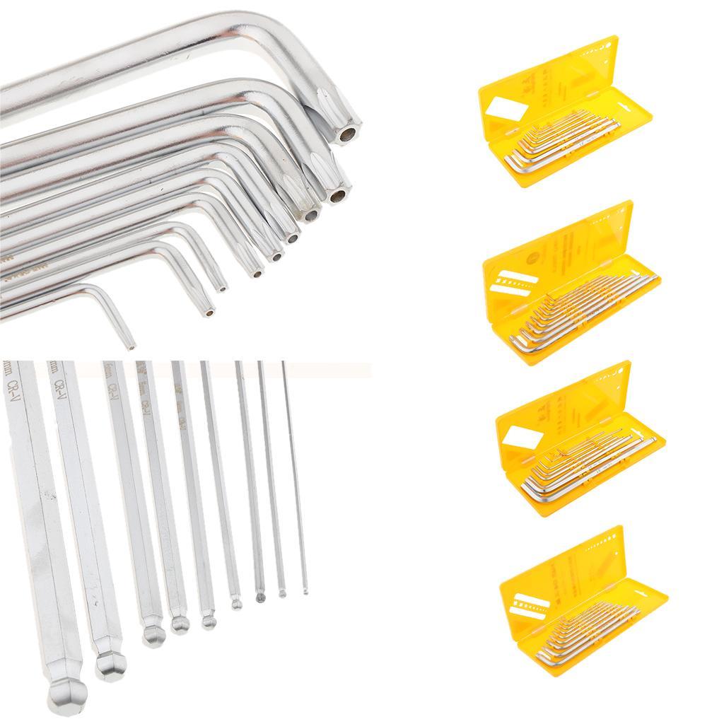 9 Pieces Case Set L-shaped Allen Wrenches