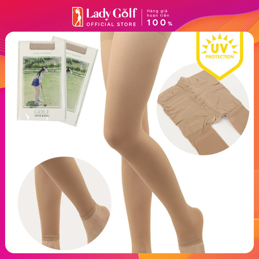 Quần tất golf nữ Bailey White chống nắng, Chống tia UV bảo vệ da - Hàn Quốc