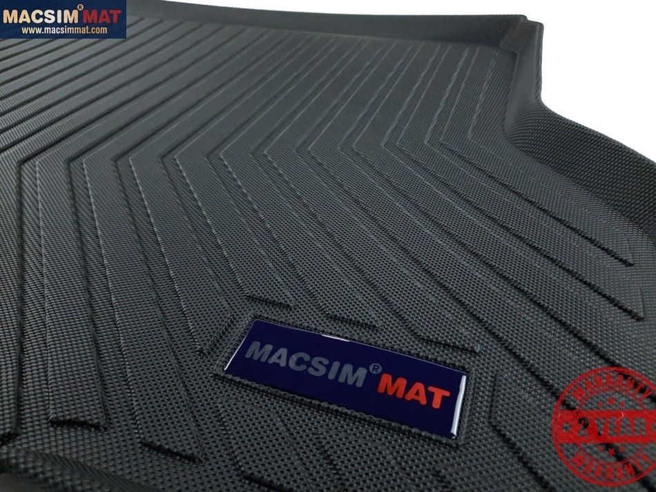 Hình ảnh Thảm lót cốp xe ô tô Honda City 2018-đến nay nhãn hiệu Macsim chất liệu TPV màu đen hàng loại 2
