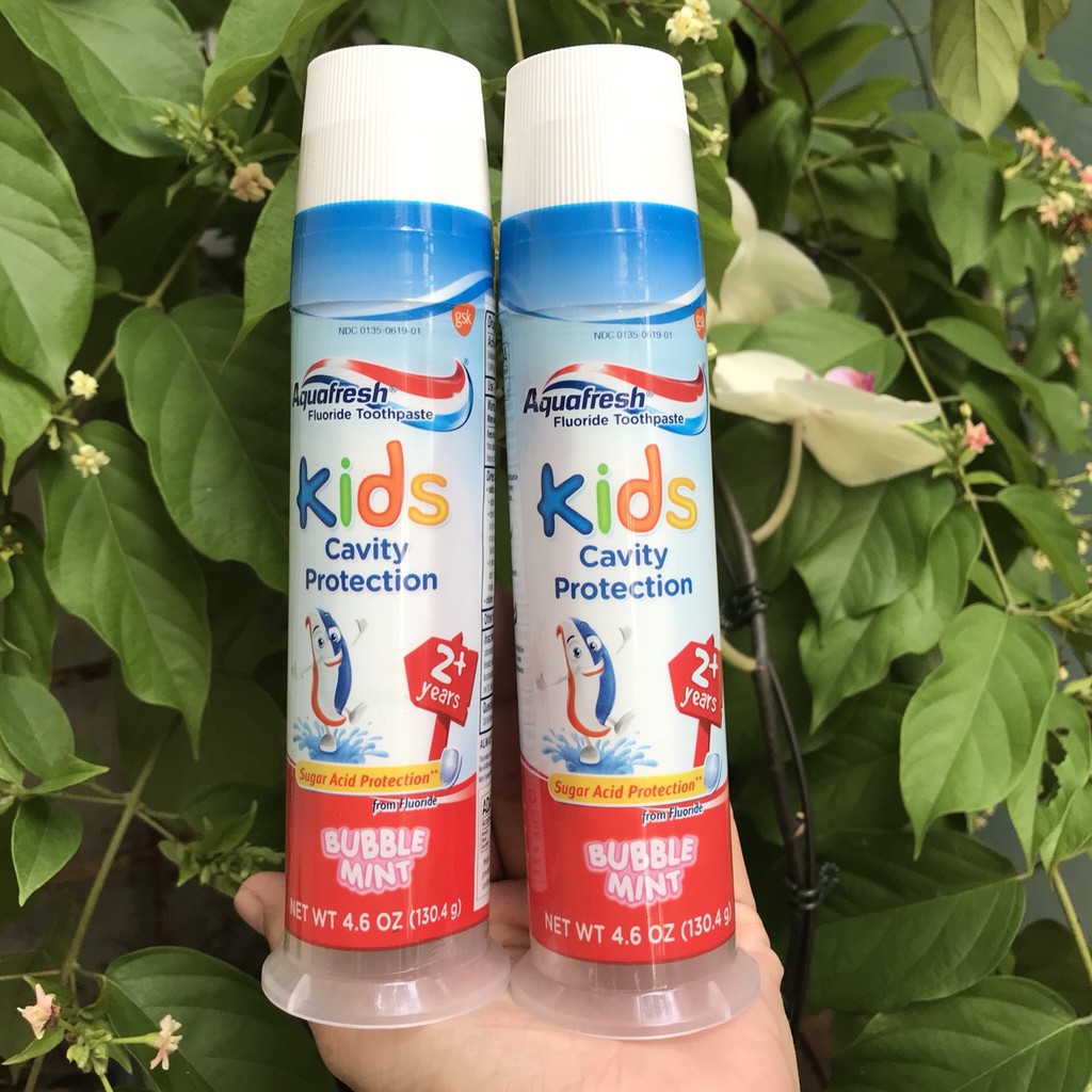 Kem Đánh Răng Trẻ Em Aquafresh Kids Cavity Protection 130.4g