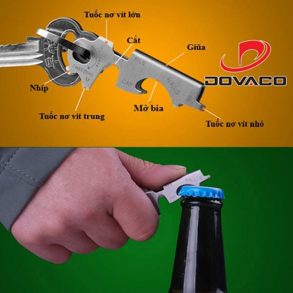Móc khóa đa năng ôm chìa khóa Keytool 8in1